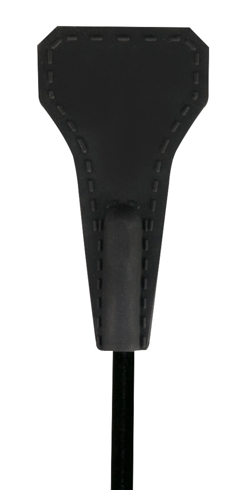 Crop Negru 44 cm cu Vârf din Silicon pentru Jocuri BDSM - imagine 2