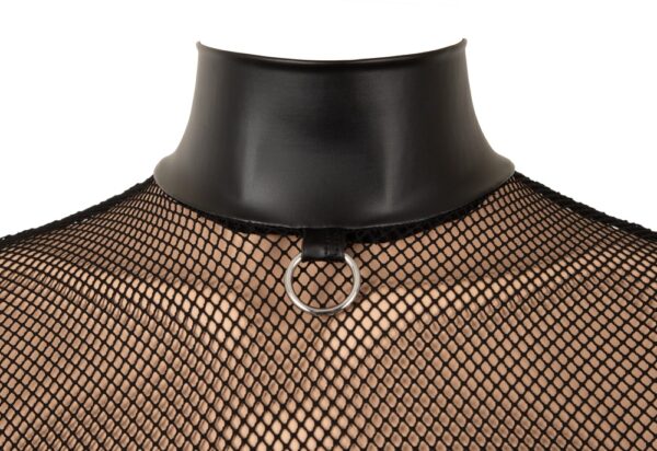 Corset Tip Basque Cottelli BONDAGE cu Cupe Deschise Lanțuri și Tanga - imagine 6