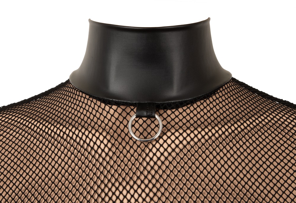 Corset Tip Basque Cottelli BONDAGE cu Cupe Deschise Lanțuri și Tanga - imagine 6
