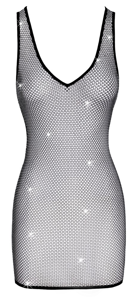 Rochie Mini Cottelli PARTY cu Strasuri și Plasă - imagine 6