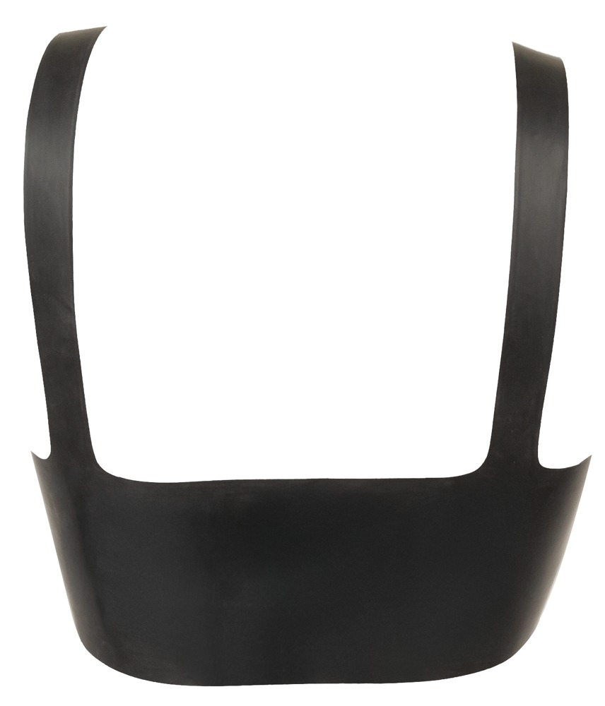 Top Latex Negru cu Cupe Deschise și Decupaje - imagine 7