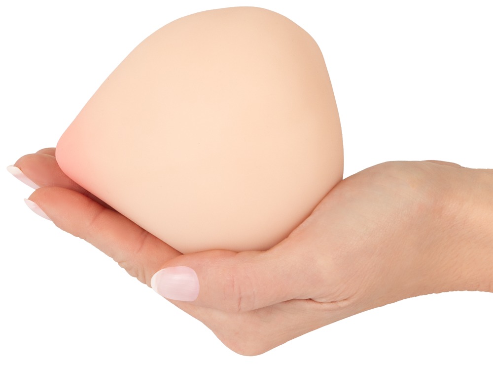 beau cœur Felyra Peach Masturbator 10 cm cu Textură Stimulatoare - imagine 8