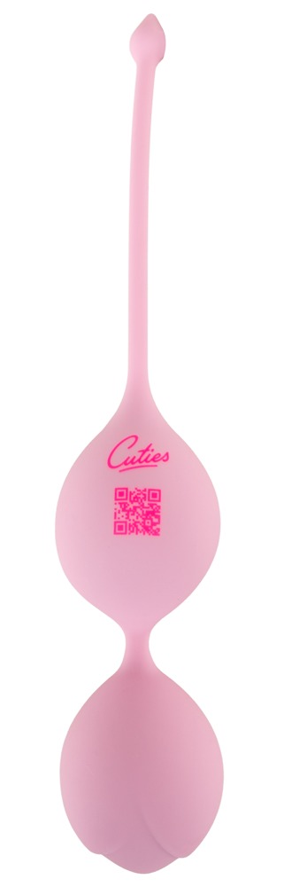 Cuties Bile Vaginale Rose 17 cm pentru Antrenarea Planșeului Pelvin - imagine 3