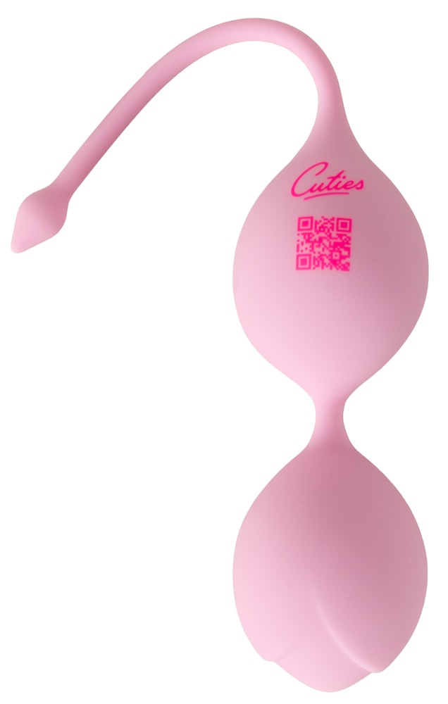 Cuties Bile Vaginale Rose 17 cm pentru Antrenarea Planșeului Pelvin - imagine 5