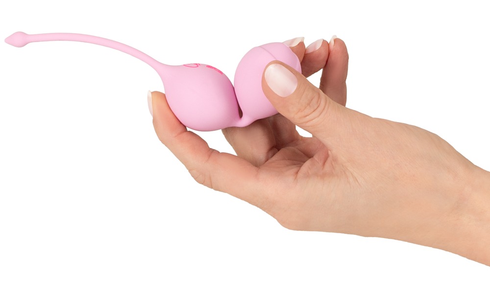 Cuties Bile Vaginale Rose 17 cm pentru Antrenarea Planșeului Pelvin - imagine 7