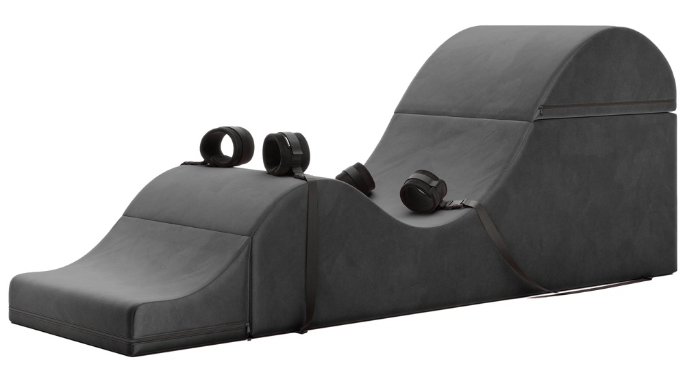 Liberator Super Aria Bondage 22 Inch Negru Bancă cu Sistem de Imobilizare - imagine 2