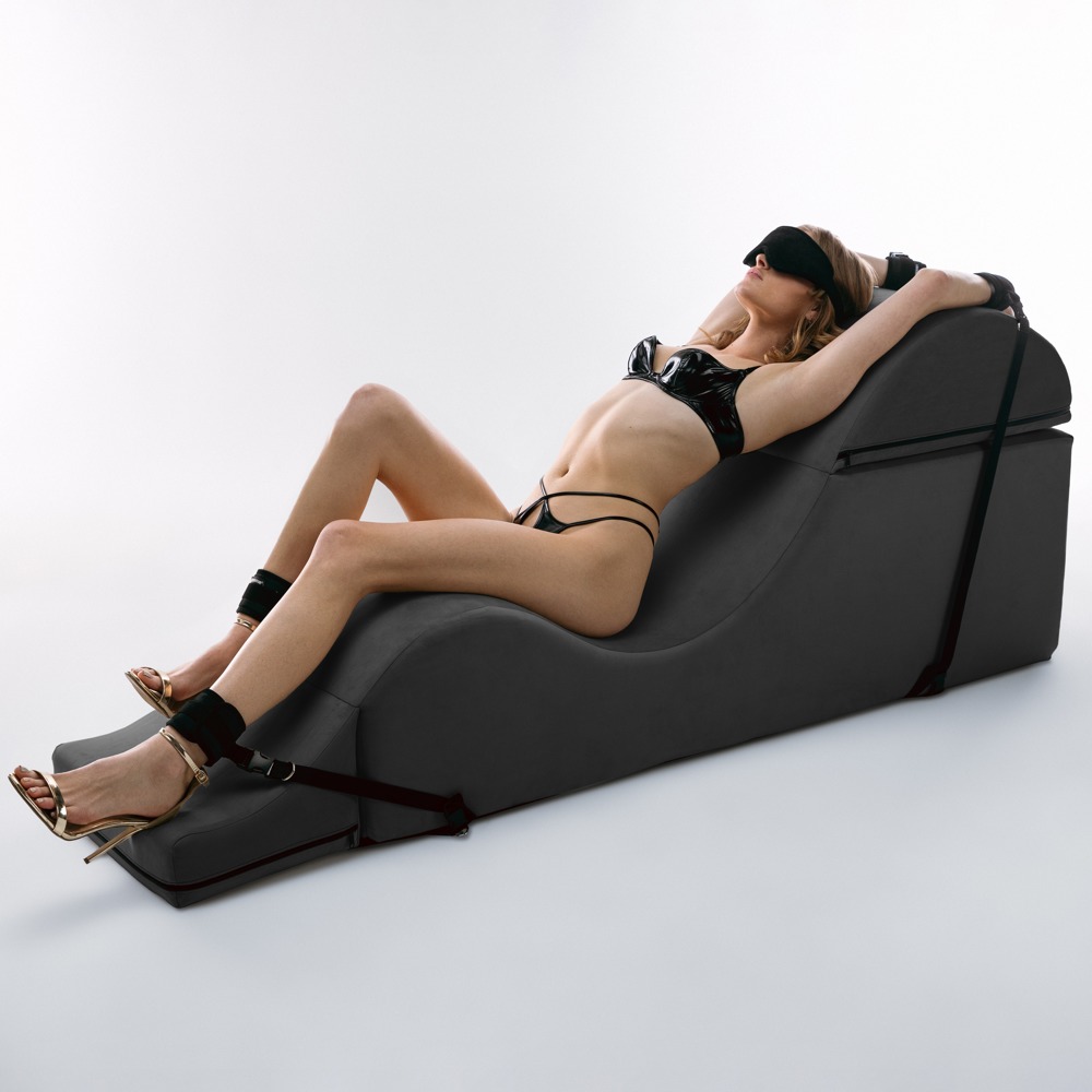 Liberator Super Aria Bondage 22 Inch Negru Bancă cu Sistem de Imobilizare - imagine 5