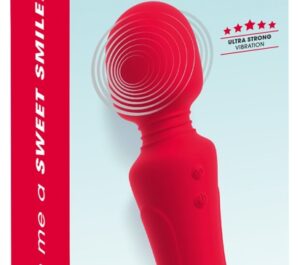 Smile Super Powerful Vibrant Wand de Masaj Reîncărcabil cu 10 Moduri
