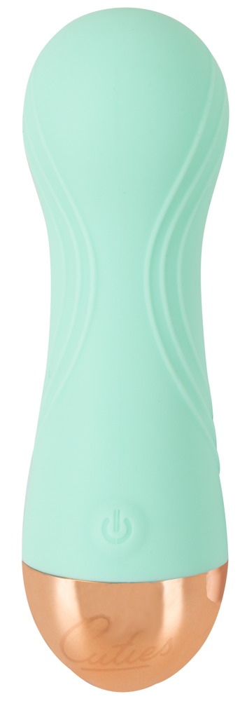 Cuties Mini Vibrator Verde Dual Density Reîncărcabil - imagine 2