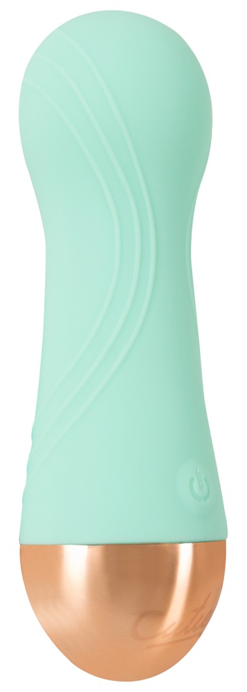 Cuties Mini Vibrator Verde Dual Density Reîncărcabil - imagine 3