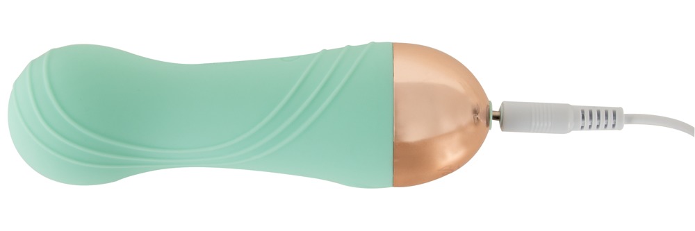 Cuties Mini Vibrator Verde Dual Density Reîncărcabil - imagine 6