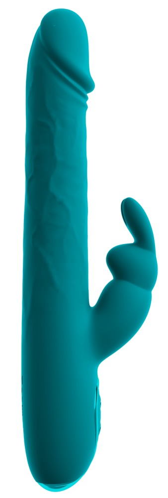Sweet Smile Rabbit Wiggling Vibrator cu Mișcare Ondulatorie și Vibrații - imagine 4