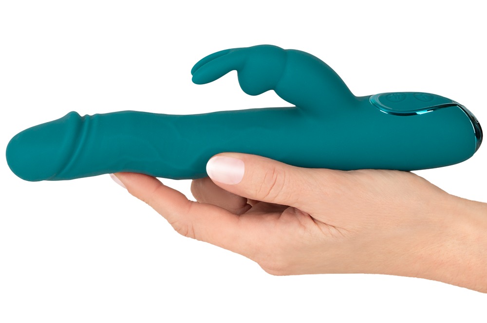 Sweet Smile Rabbit Wiggling Vibrator cu Mișcare Ondulatorie și Vibrații - imagine 8