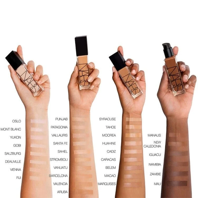 NARS Natural Radiant Longwear Foundation (Light 3 Gobi) 30 ml - imagine 4