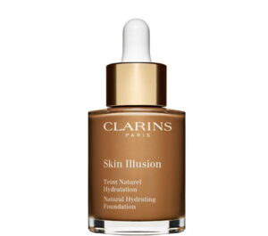 Clarins Skin Illusion Corectarea culorilor Fond de ten lichid 1185 Ciocolată naturală SPF 15 30 ml *Tester