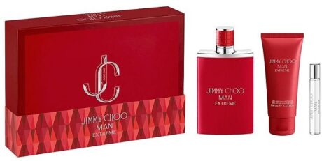Jimmy Choo Jimmy Choo Barbati Extreme Apa de parfum 100 ml + Apa de parfum MINI 7,5 ml + SG for Body & Hair 100 ml (Barbati)