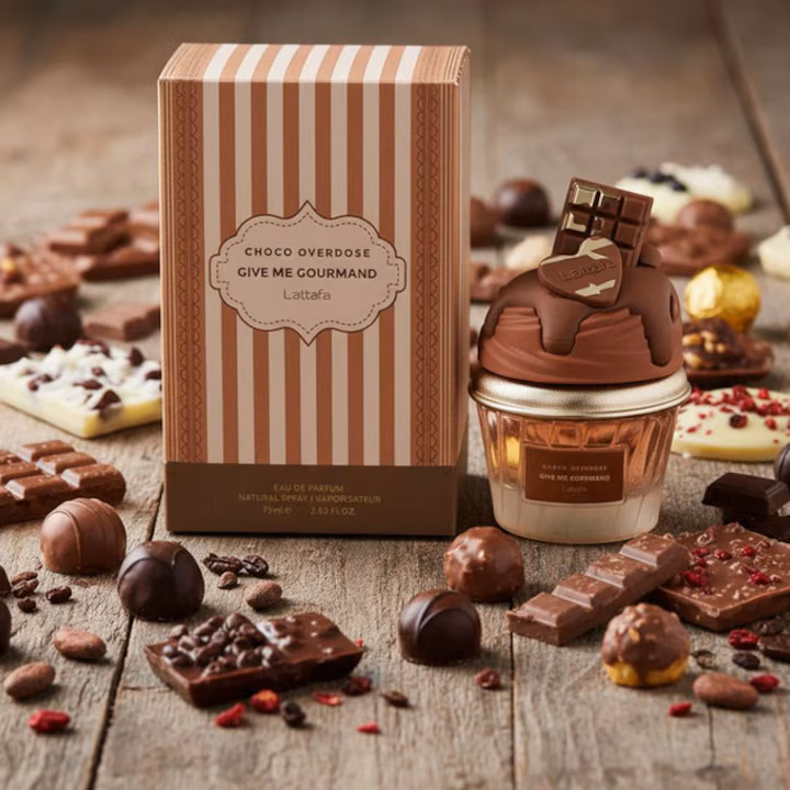 Lattafa Give Me Gourmand Choco Overdose Apa de parfum 75 ml (Femei) - imagine 2