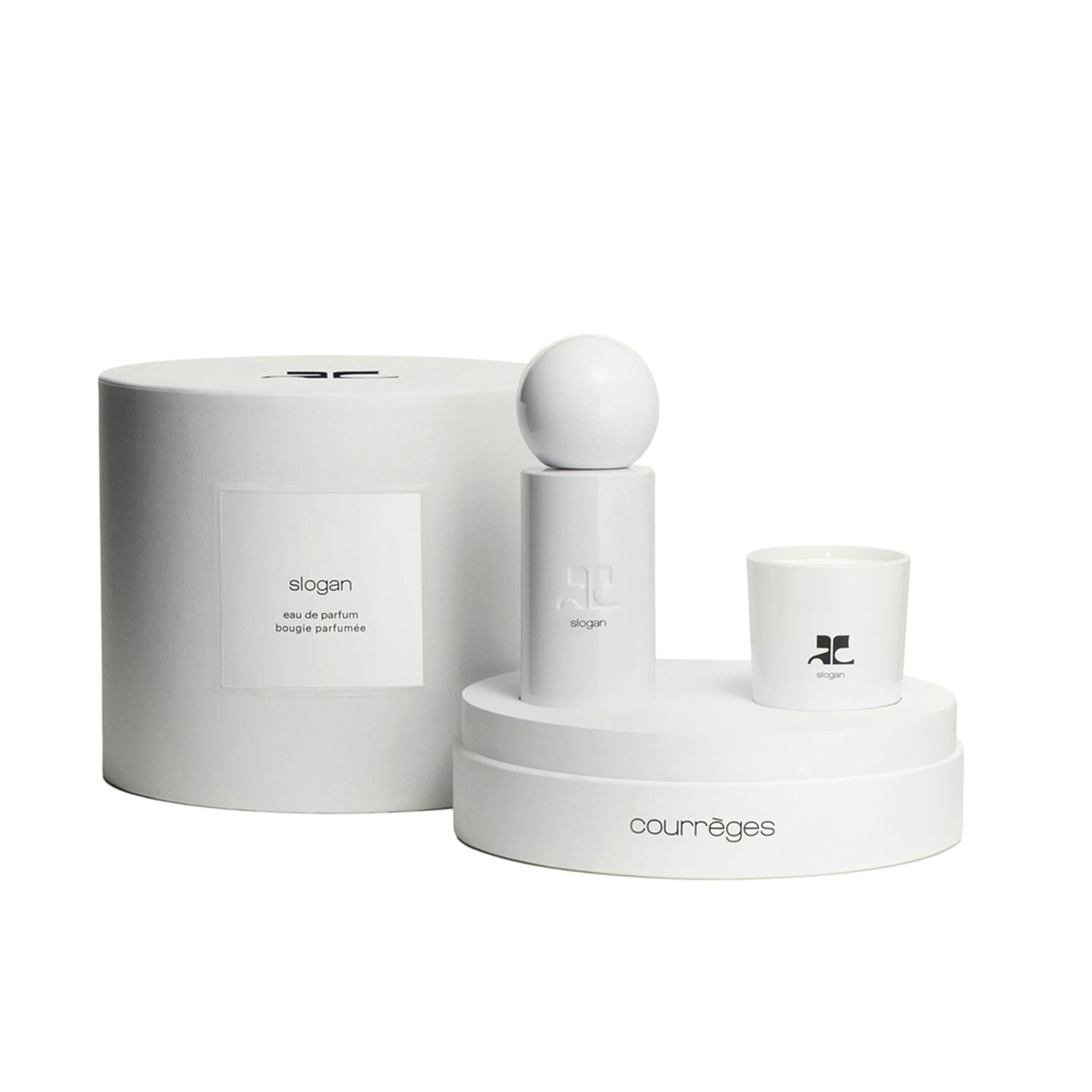Set Courreges Slogan Eau De Parfum Unisex 100 ml + Slogan Scented Candle 75 g