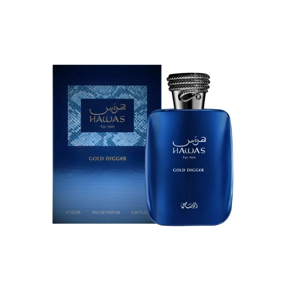 Rasasi Hawas Gold Digger Apa de parfum 100 ml (Barbati) - imagine 2
