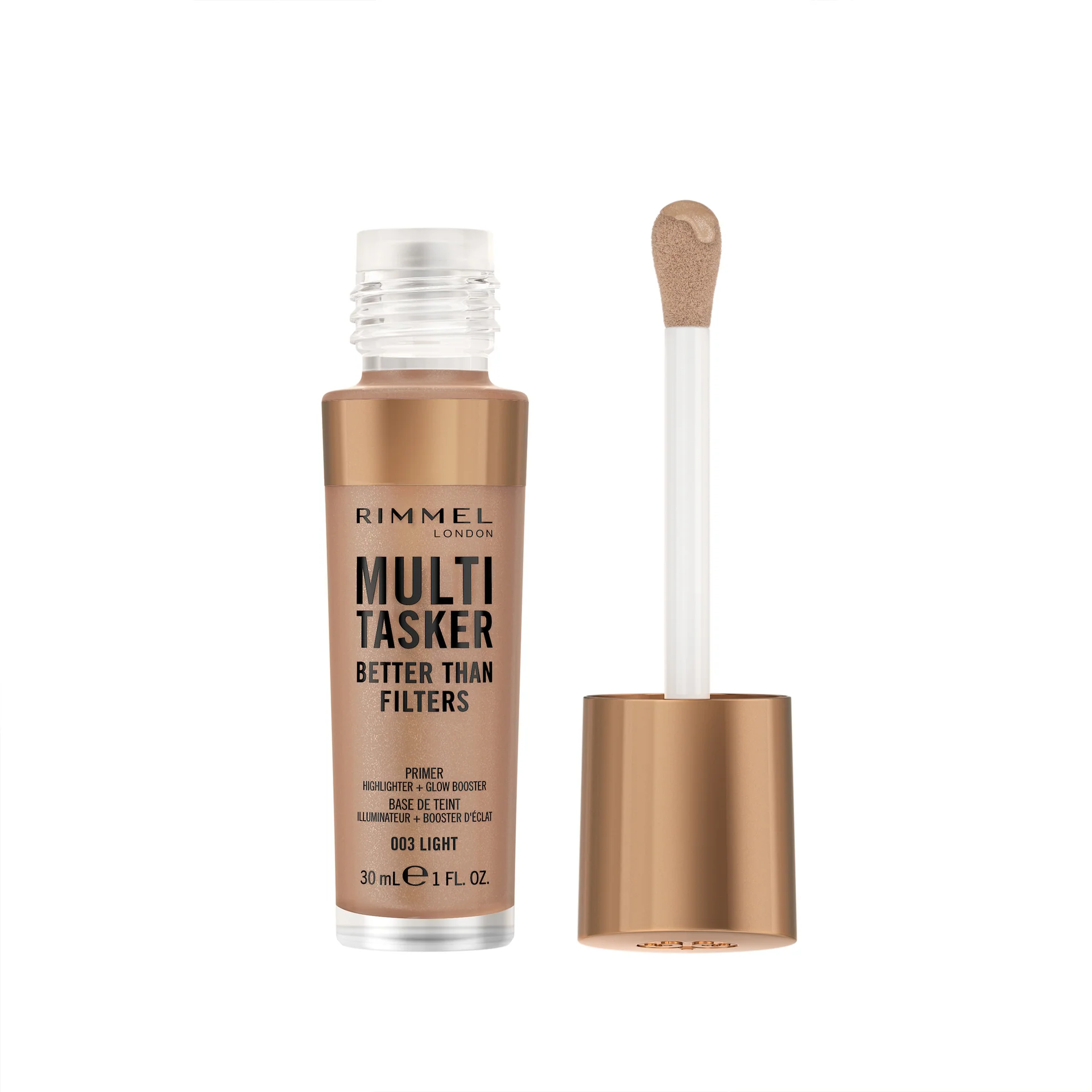 Bază de Machiaj Iluminatoare Rimmel London Multi-Tasker Better Than Filters Nuanța 003 Light 30 ml