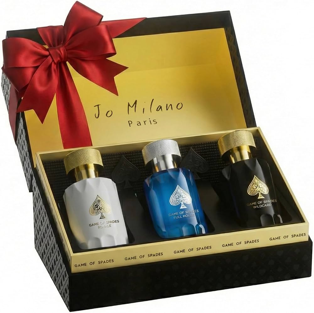 Jo Milano Game of Spades Wildcard Parfum Royale 30 ml + Parfum Full-House 30 ml + Parfum Wildcard 30 ml