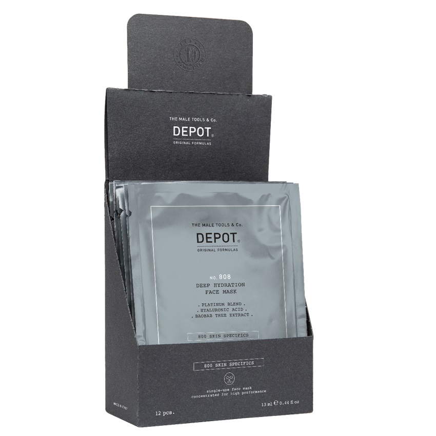 Set Depot 800 Skin Specifics No. 808 Mască de Față cu Acid Hialuronic 12 x 13 ml