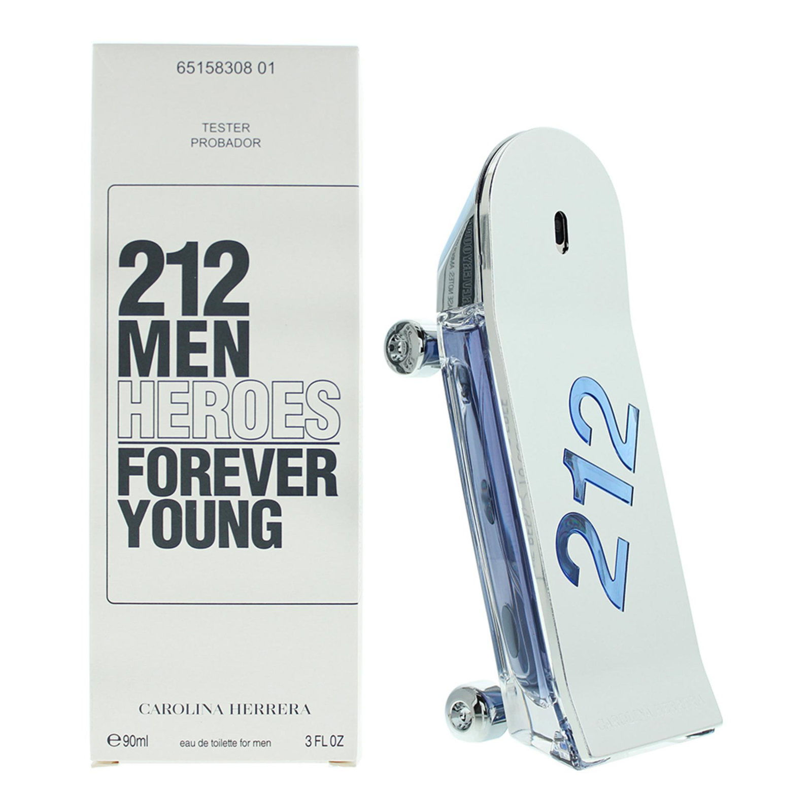 Carolina Herrera 212 Heroes Forever Young Apă de toaletă Pentru bărbați 90 ml *Tester - imagine 2