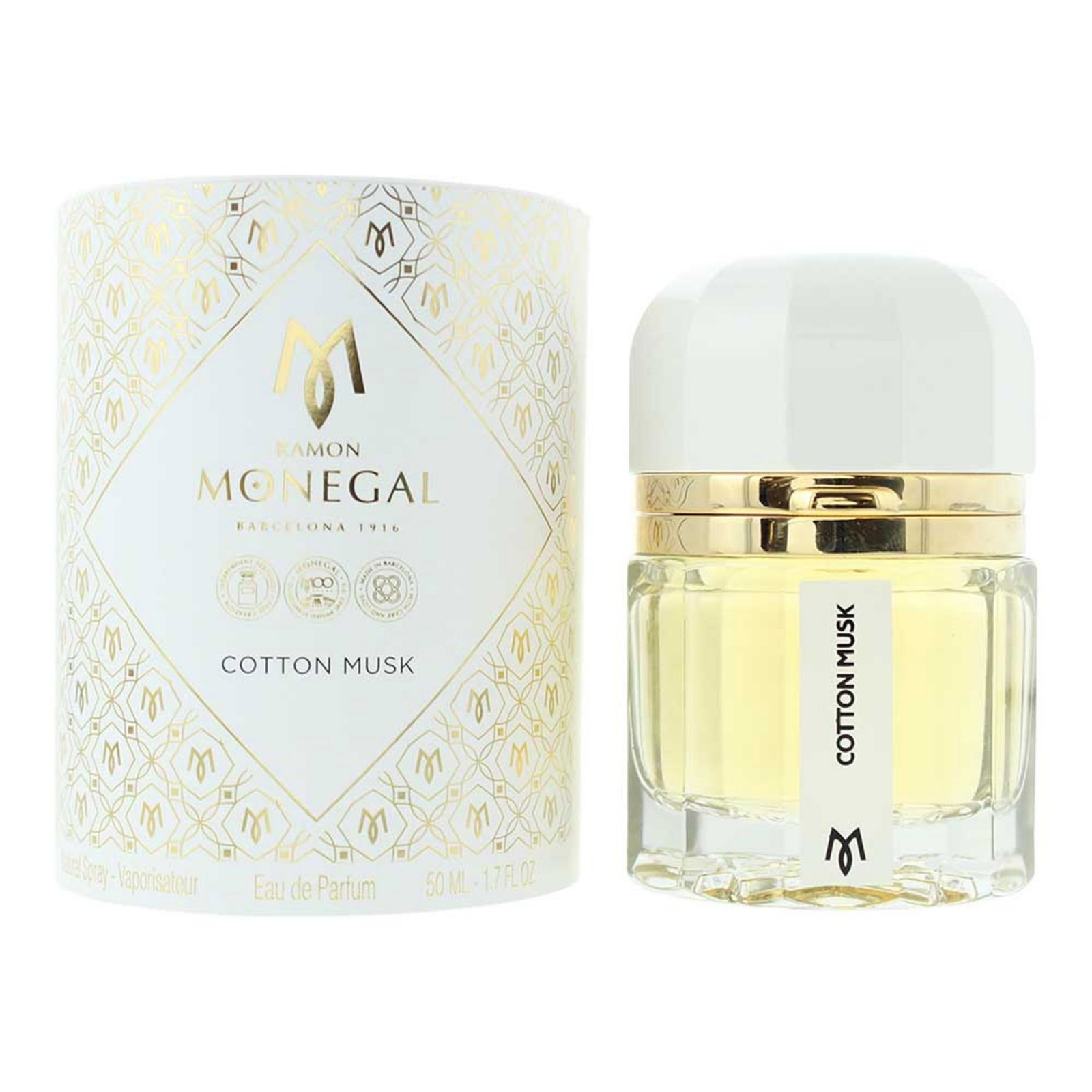 Ramon Monegal Cotton Musk Apă de parfum Pentru femei 50 ml - imagine 2