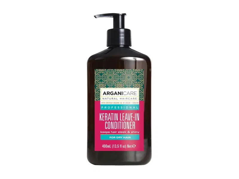 Arganicare Keratin Balsam de păr fără clătire Strălucitor 400 ml