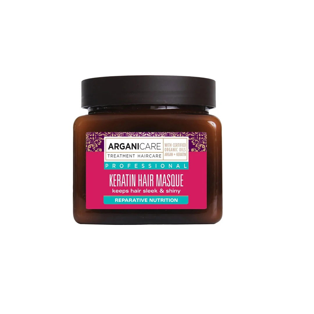Arganicare Keratin Mască cremă pentru tratamentul părului Nourishing & Repairing 500 ml