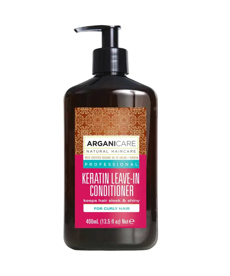 Arganicare Keratin Balsam de păr fără clătire Strălucitor 400 ml