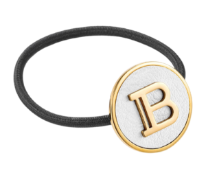 Balmain Legacy Elastic de păr Alb