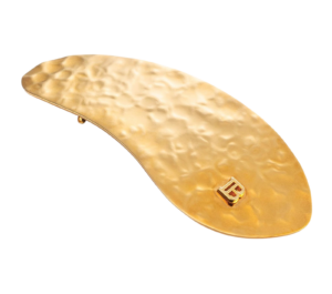 Balmain Printemps Leaf Clema de păr Auriu