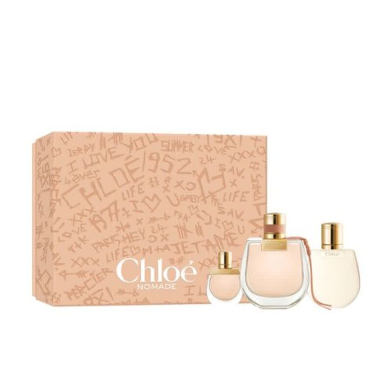 Chloé Nomade EApa de parfum 75 ml + Apa de parfum MINI 5 ml + BL 100 ml (Femei)