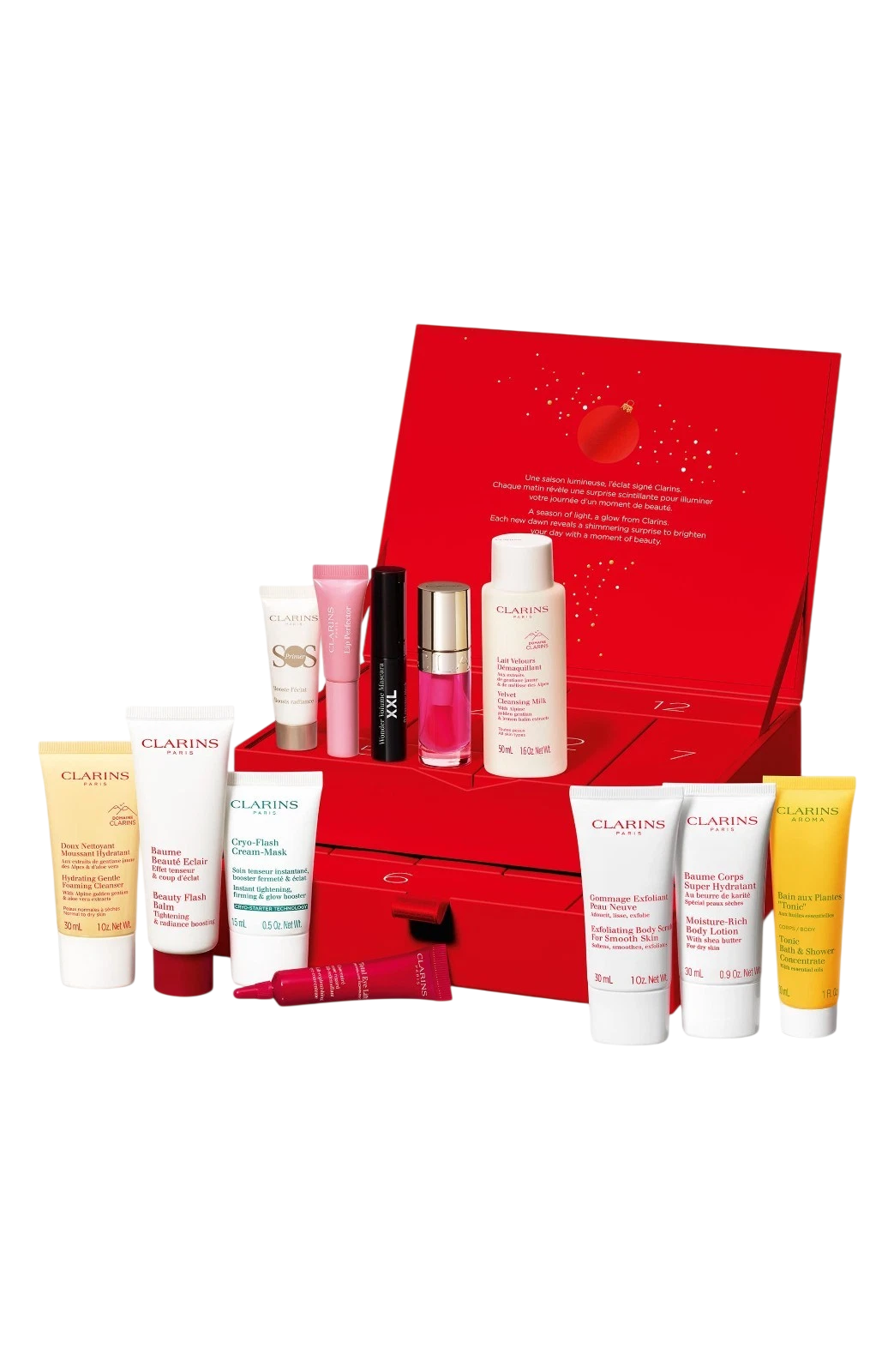 Clarins Clarins Piele Calendarul de Advent 12 buc