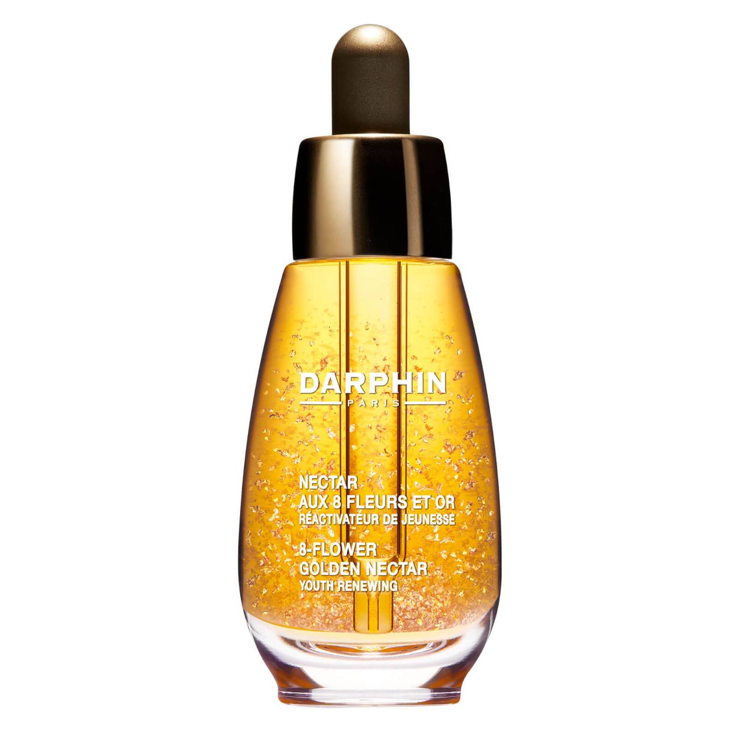Darphin Essential Oil Elixir - 8-Flower Golden Nectar Necomodogenic Hrănește și netezește Dimineața și noaptea Ulei Pentru față și gât 100 ml *Tester