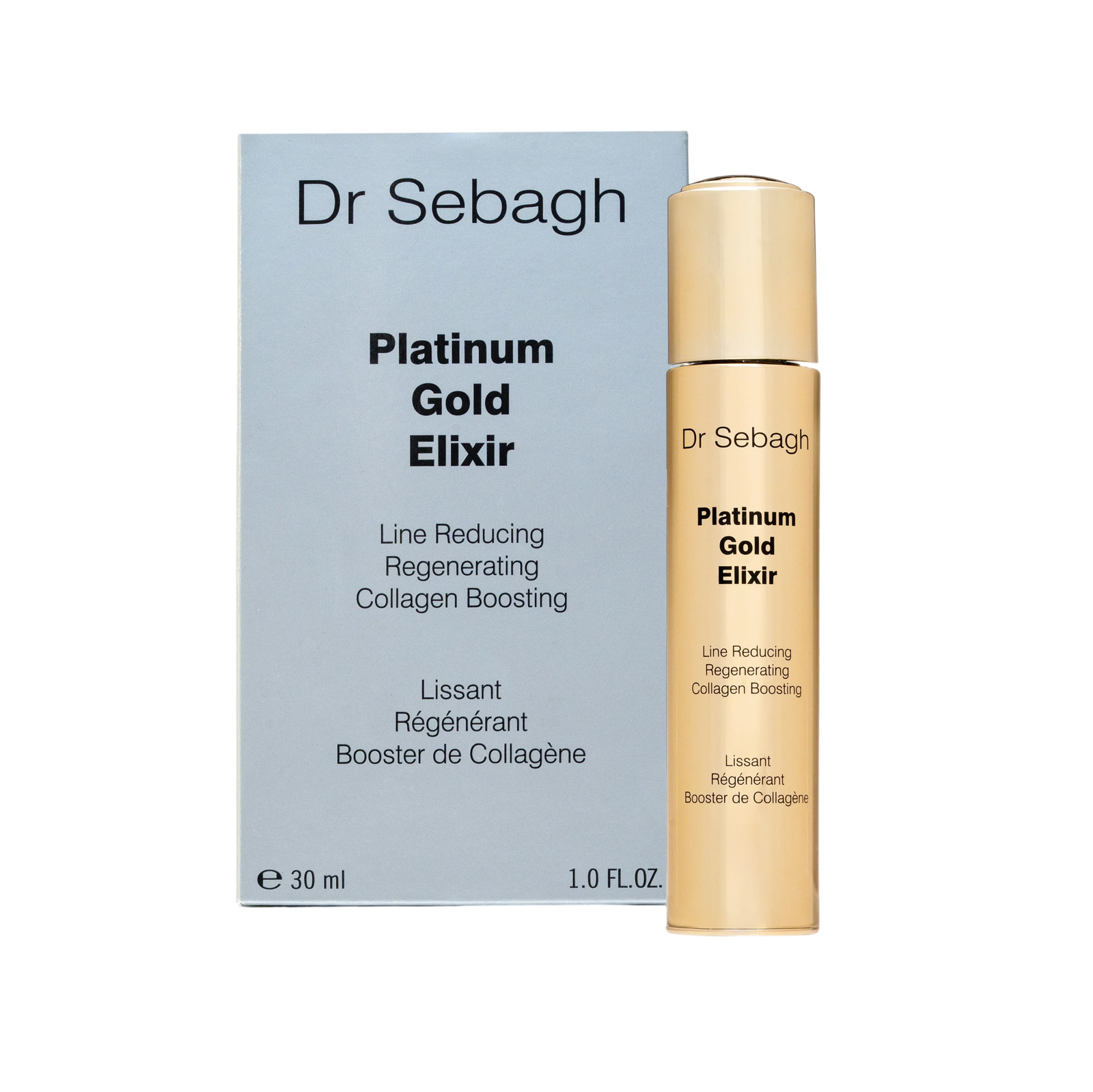 Dr Sebagh Platinum Gold Elixir Ser Pentru față 30 ml - imagine 2