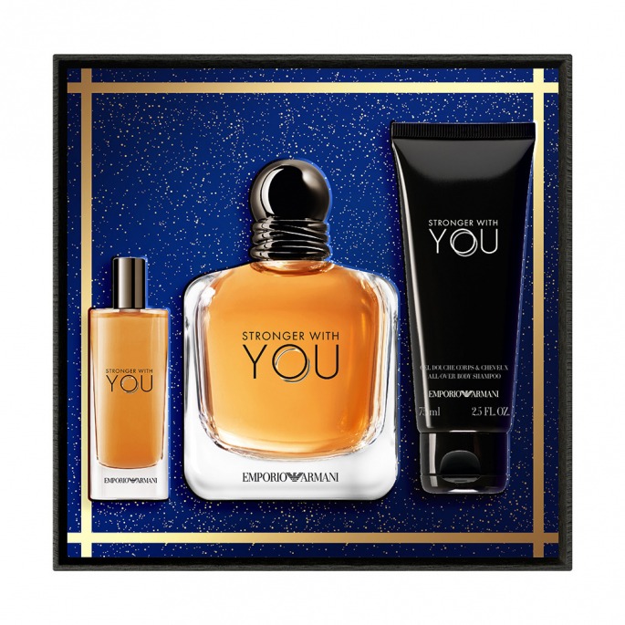 Set Cadou Emporio Armani Stronger With You pentru Bărbați