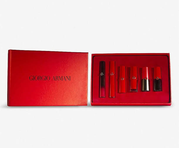Set Giorgio Armani Rouge d'Armani Matte Cream Lipstick