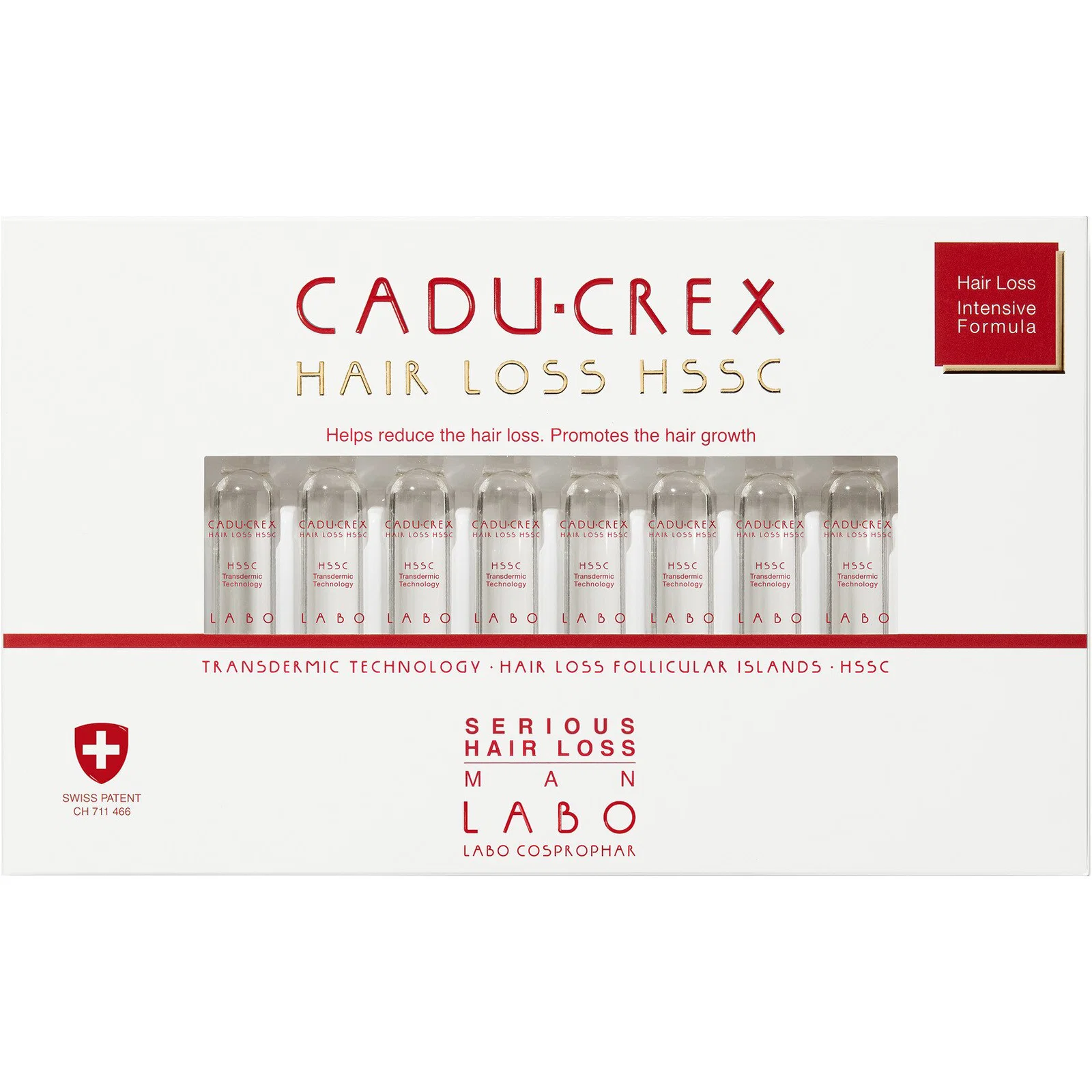 Labo Cosprophar Suisse Cadu-Crex Severe Stage Pentru bărbați 40 buc 3.5 ml