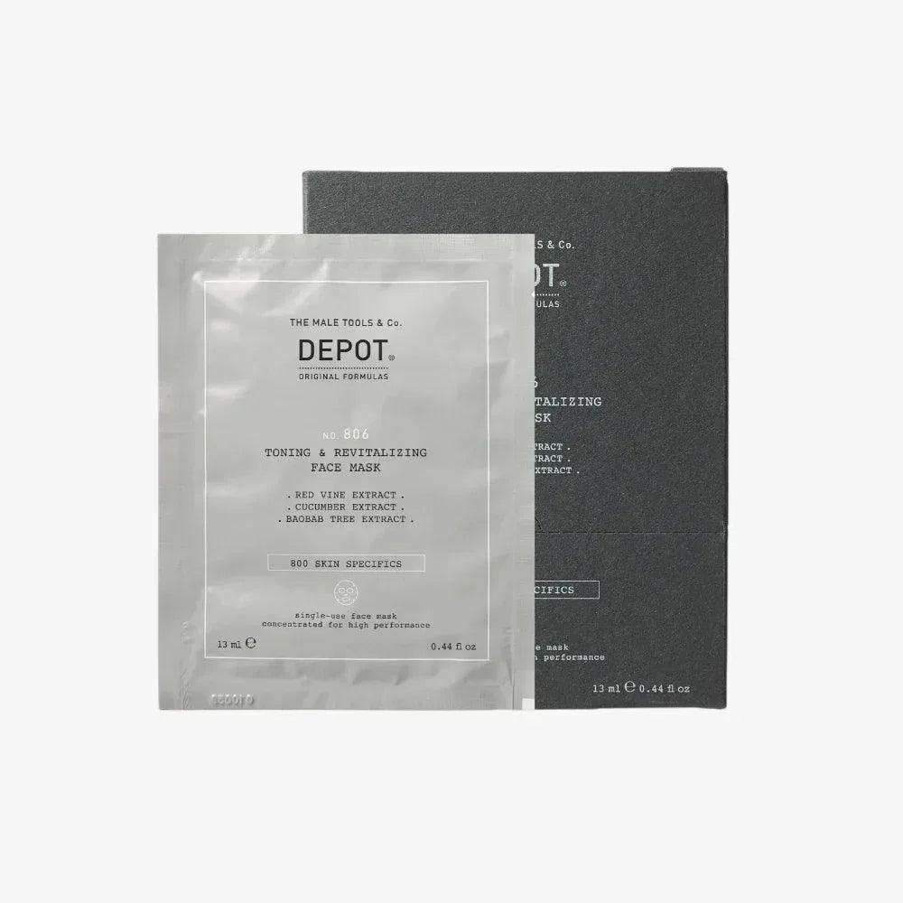 Set Depot 800 Skin Specifics No. 806 Mască de Față cu Acid Hialuronic 12 x 13 ml
