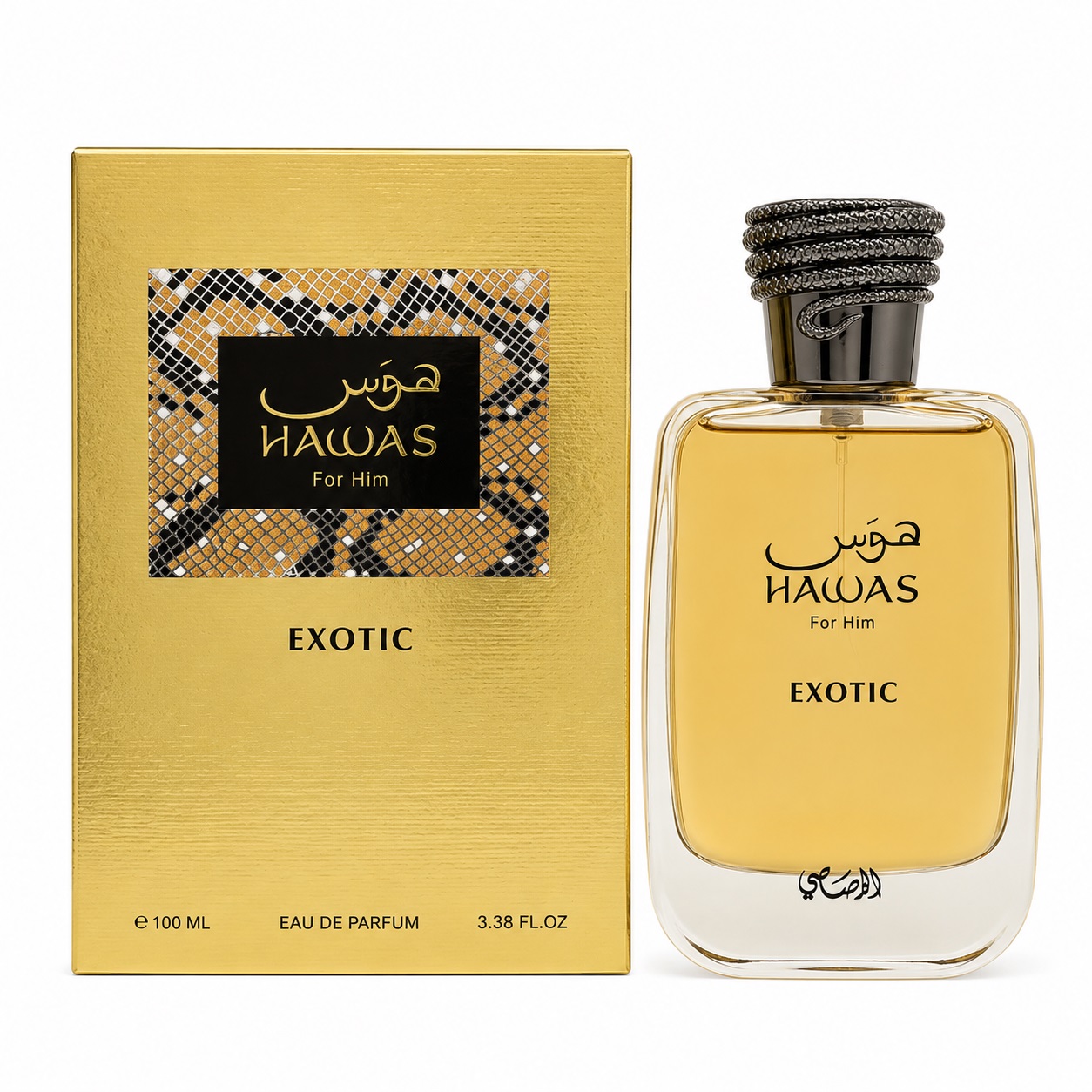 Rasasi Hawas Exotic Apa de parfum 100 ml (Barbati) - imagine 2