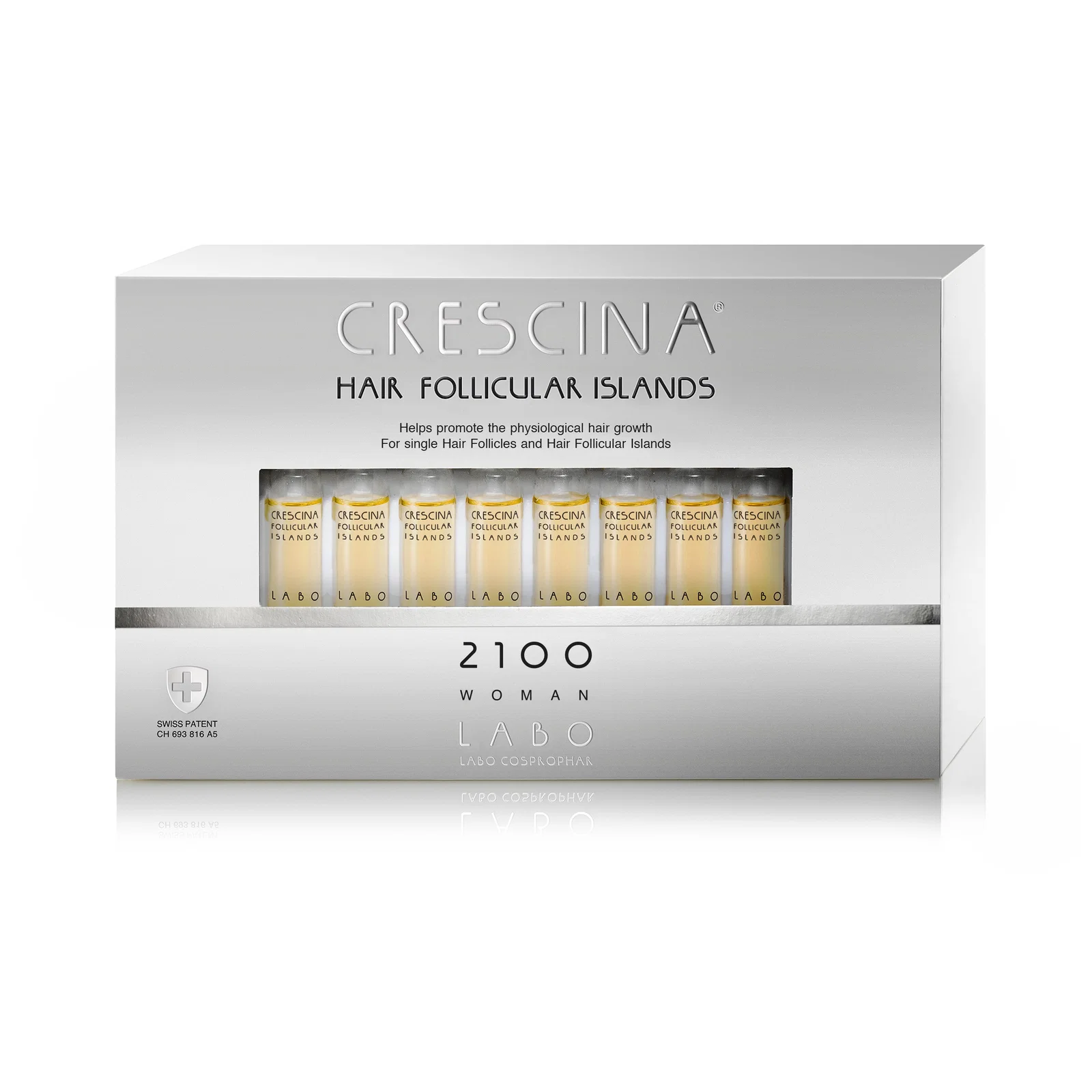 Set Labo Cosprophar Suisse Crescina Follicular Islands 2100 20 buc