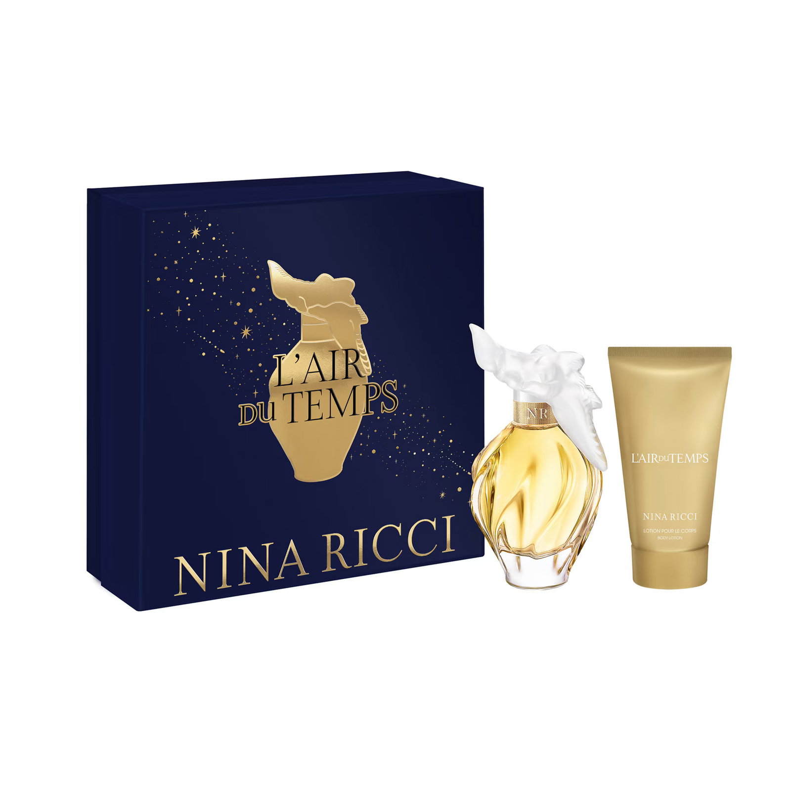 Set Nina Ricci Apa de toaleta 100 ml + L'Air du Temps Hydrating Body Lotion 75 ml Femei