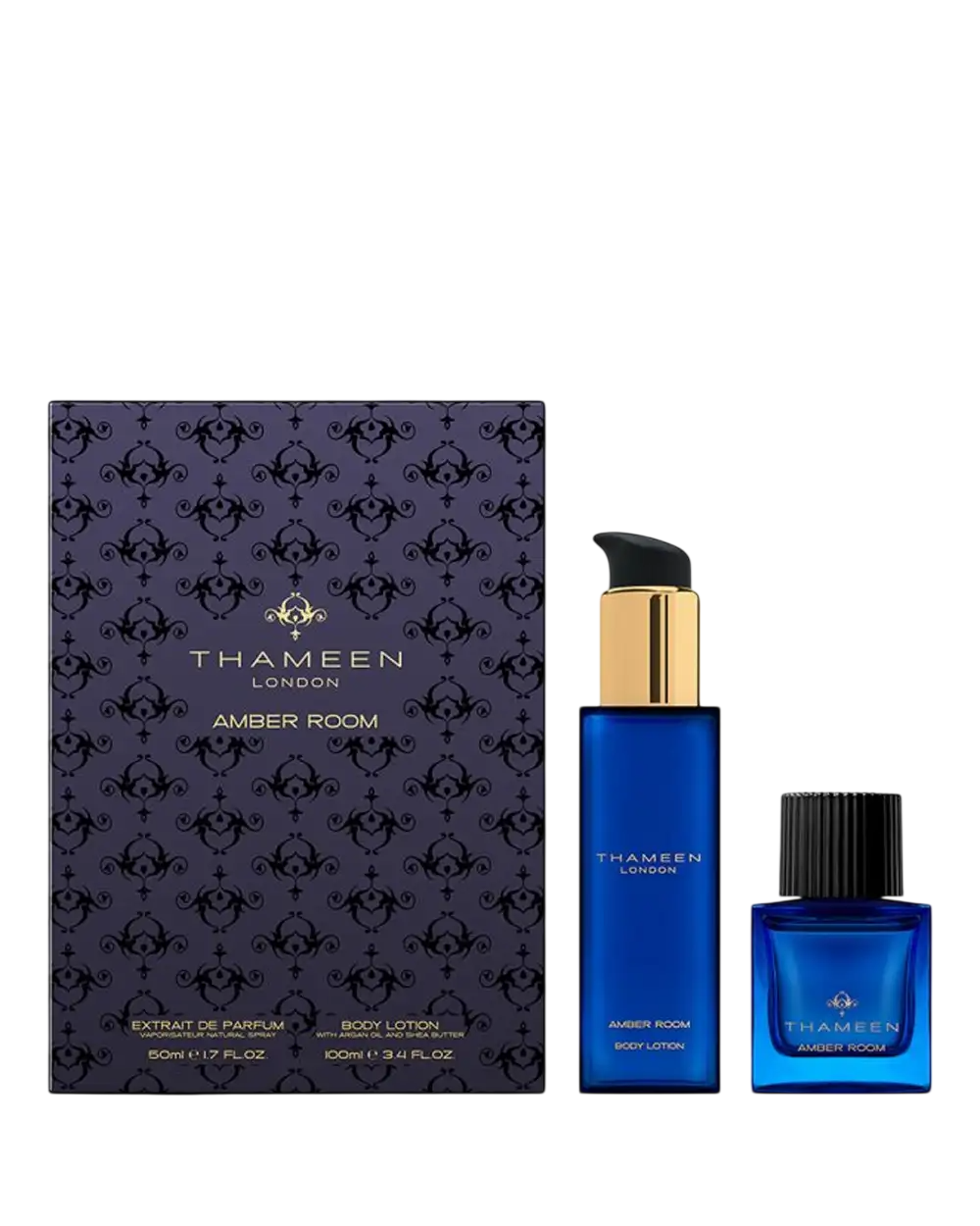 Set Thameen London Amber Room Extrait De Parfum Unisex 50 ml + Amber Room Body Lotion Body 100 ml