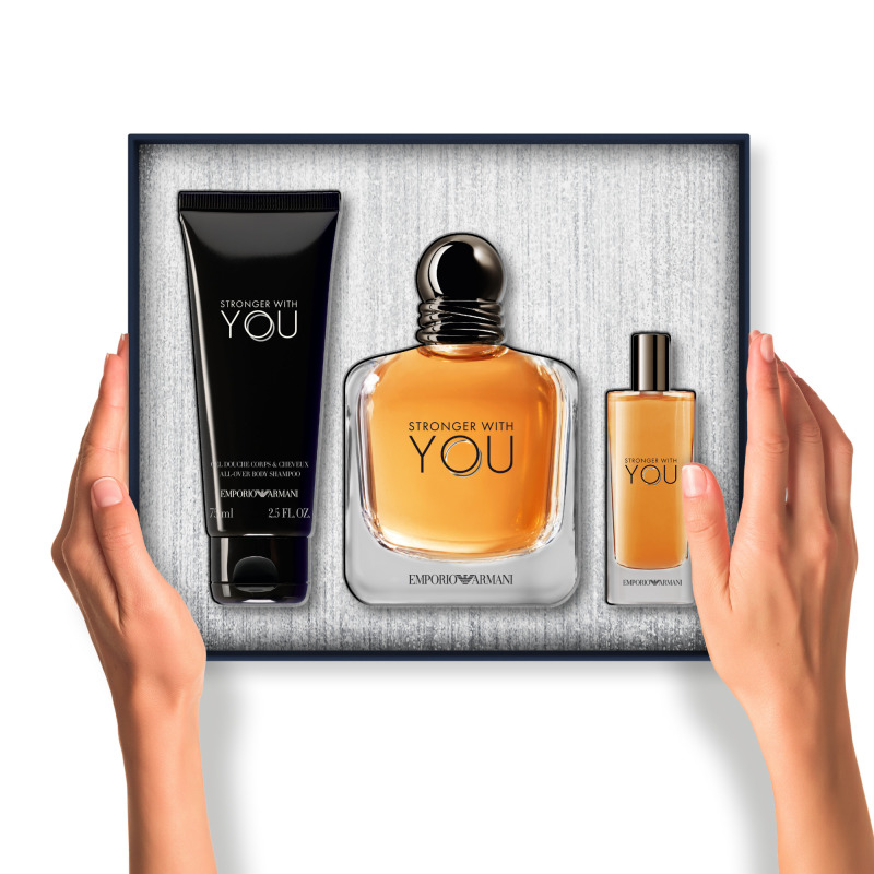 Set Cadou Emporio Armani Stronger With You pentru Bărbați - imagine 2