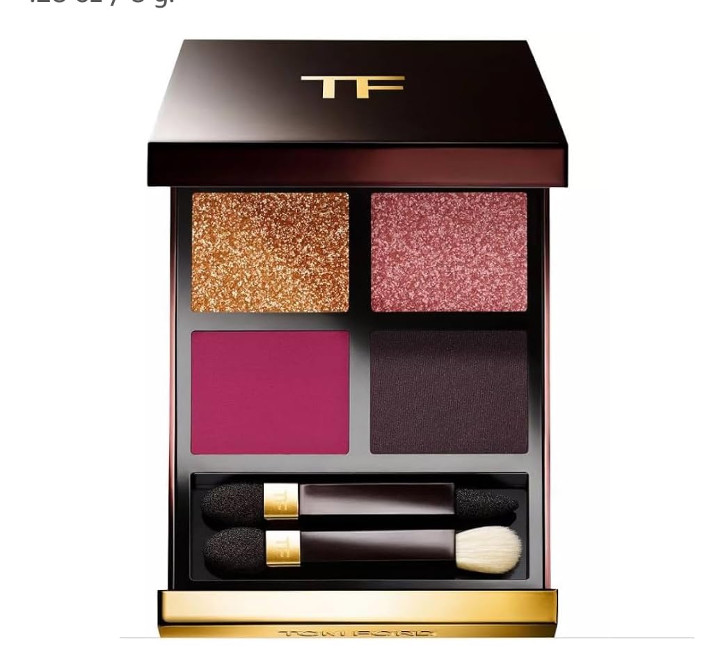 Tom Ford Eye Color Quad Paletă de farduri de ochi 43 Ambrozie 4 nuanțe 8 g