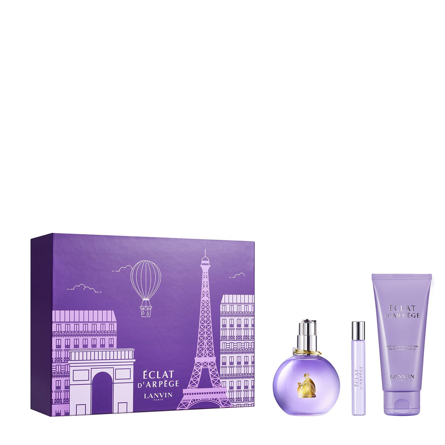 Lanvin Éclat d’Arpège Apa de parfum 100 ml + Apa de parfum MINI 7,5 ml + BL 100 ml (Femei)