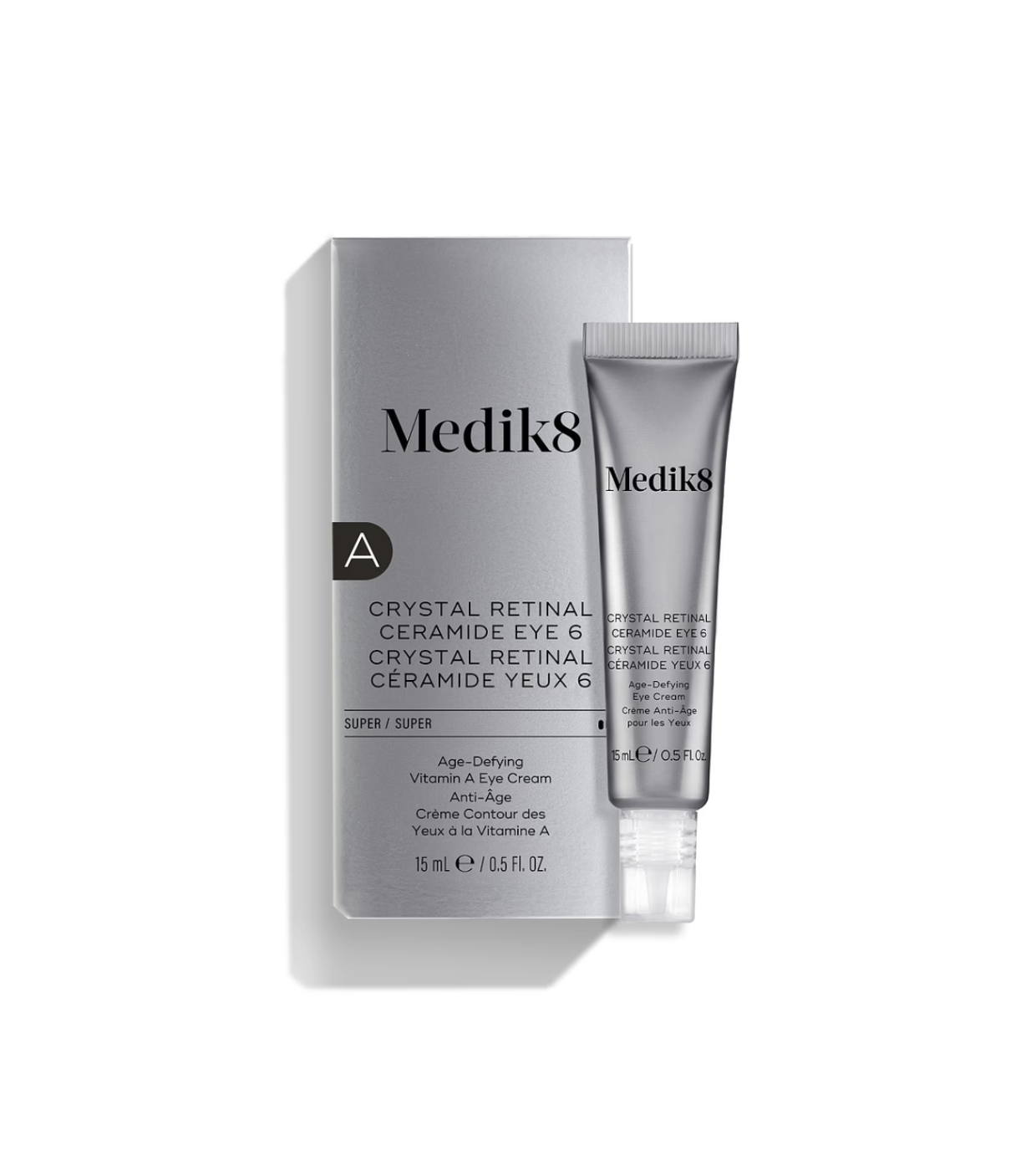 Medik8 CRYSTAL RETINAL CERAMIDE EYE 3 Age-Defying Vitamin A Eye Cream 15 ml