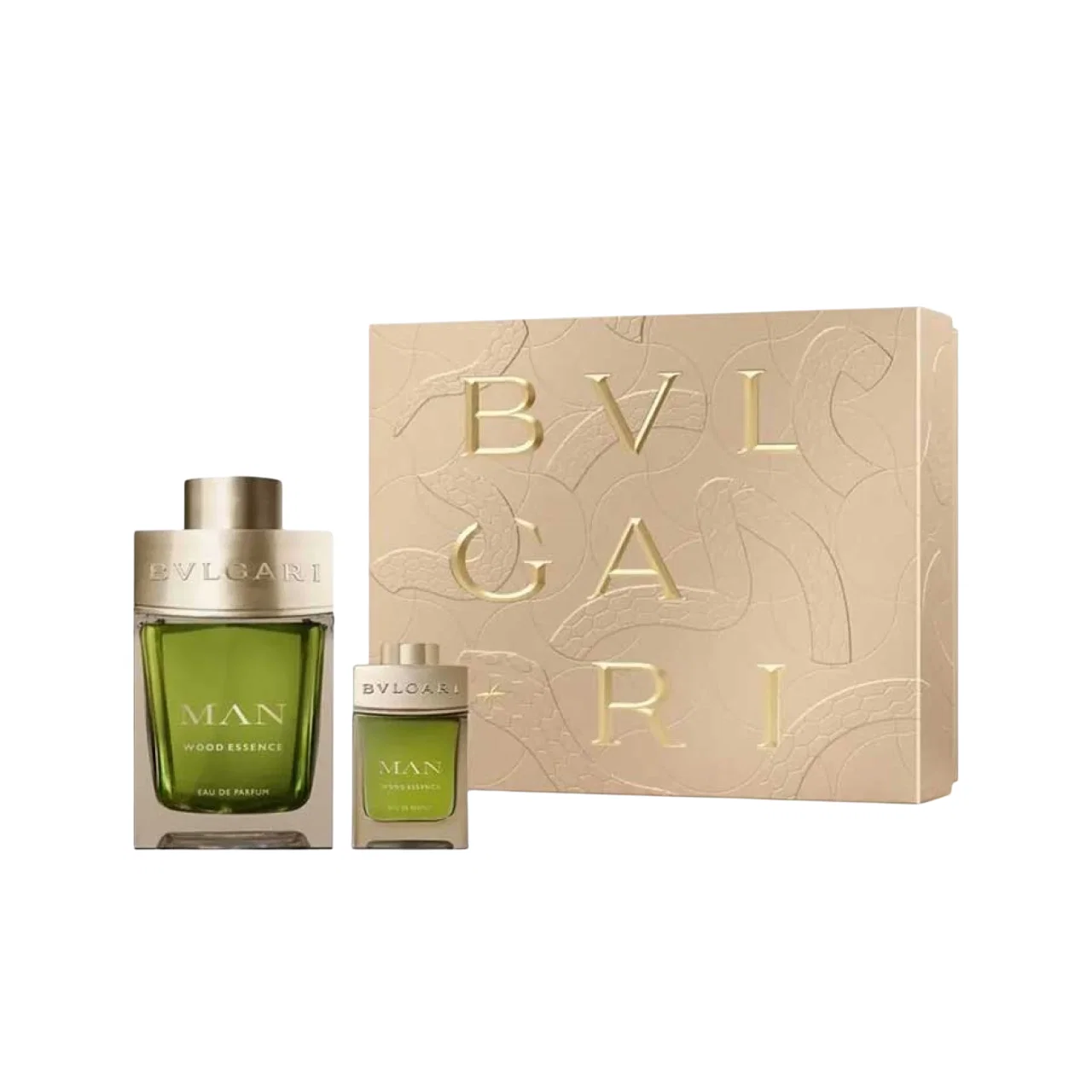 Xmas 2025 Set Bvlgari: Wood Essence Eau De Parfum For Men 100 ml + Wood Essence Eau De Parfum For Men 15 ml *Miniature